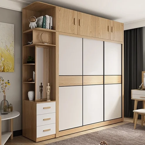 Tủ Quần Áo Có Kệ Trang Trí TA-654