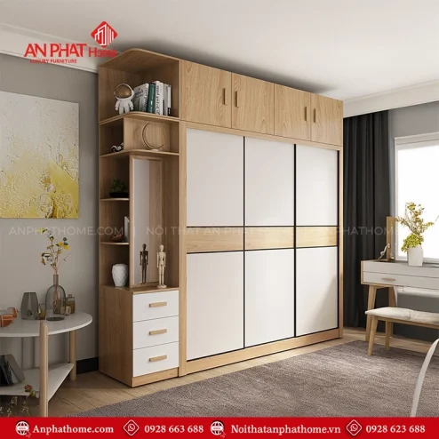 Tủ quần áo gỗ công nghiệp MDF