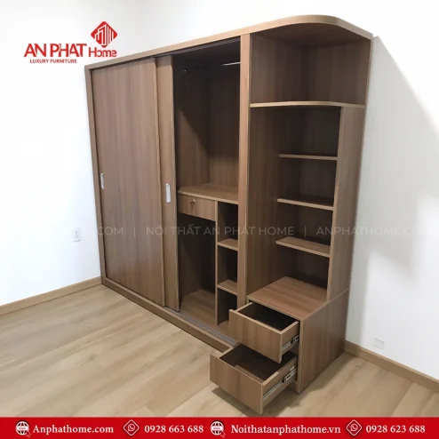 Mẫu tủ quần áo trong phòng ngủ