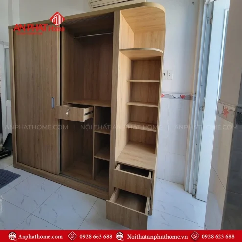 Thiết kế tủ quần áo cho phòng ngủ nhỏ