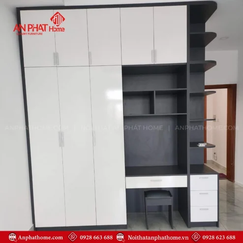 Tủ quần áo đơn giản mà đẹp