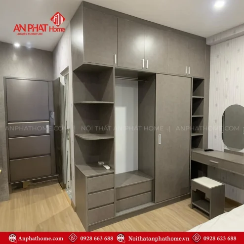 Tu Quan Ao Go MDF Nhieu Mau TA 657 8