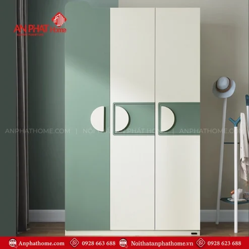 Tủ đựng quần áo trẻ em bằng gỗ