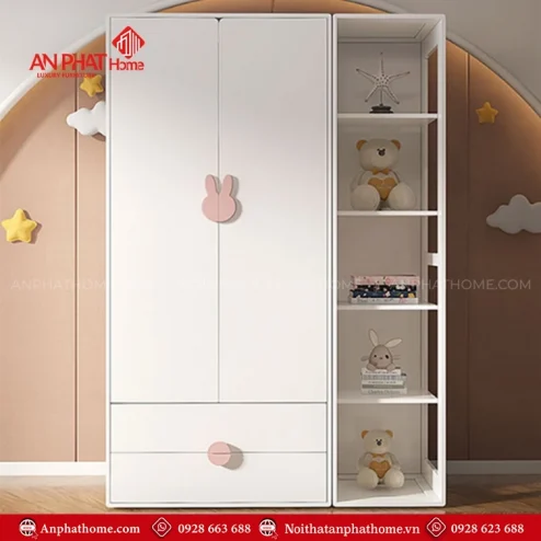 Tủ Quần Áo Trẻ Em Hiện Đại TA-628