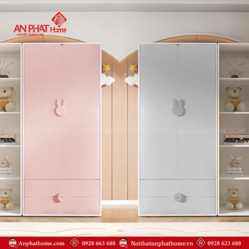 Tủ quần áo trẻ em gỗ công nghiệp