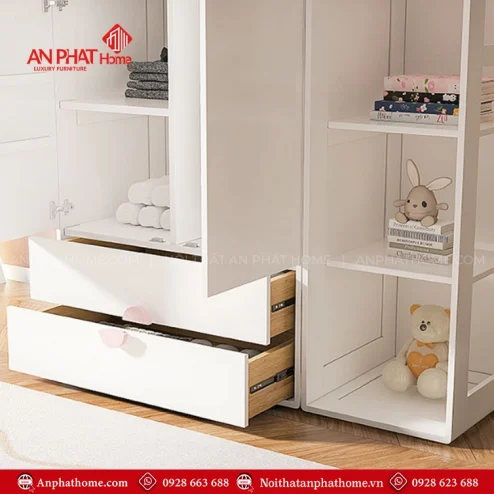 Tủ quần áo trẻ em đóng theo yêu cầu