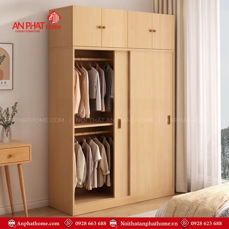 Tủ áo cửa lùa 2 cánh đẹp TA-662 15 Tu ao cua lua 2 canh dep TA 662 6