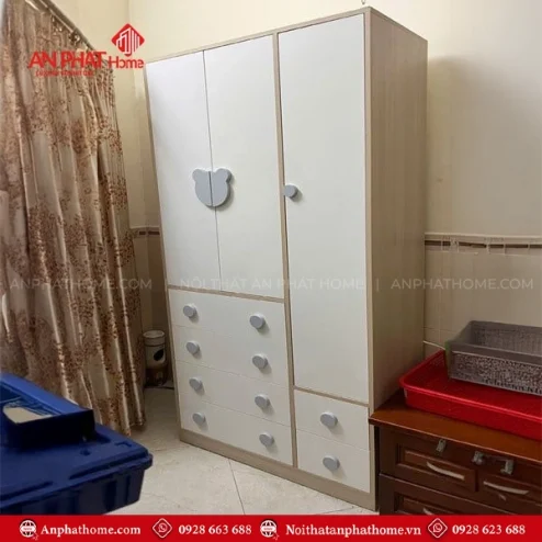 Tủ quần áo trẻ em gỗ công nghiệp