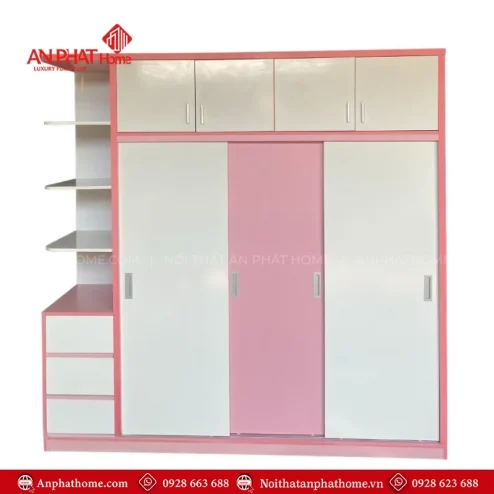 Tủ đựng quần áo cửa lùa giá rẻ TA-678