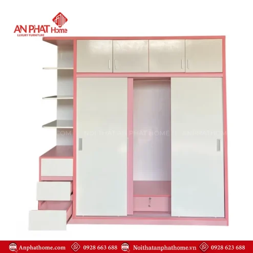 Mẫu tủ đựng quần áo đẹp hiện đại