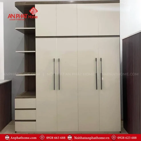 Tu dung quan ao go MDF TA 655 11