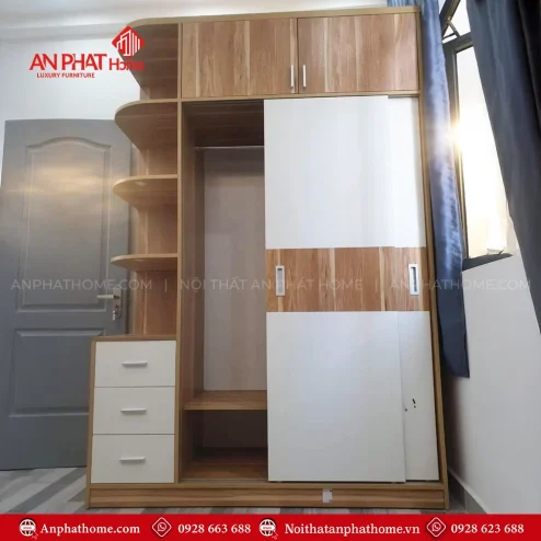 Mẫu tủ quần áo trong phòng ngủ đẹp
