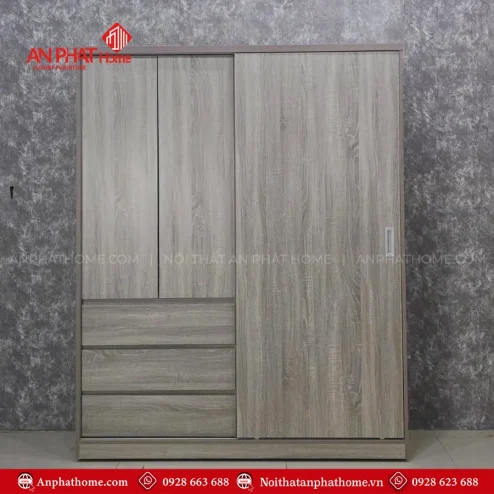 Tủ đựng quần áo gỗ công nghiệp TA-671