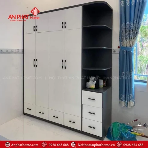 Mẫu tủ quần áo đẹp hiện đại