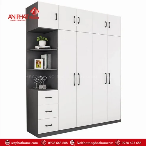 Mẫu tủ quần áo đẹp hiện đại