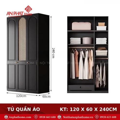 Tủ quần áo đơn giản mà đẹp