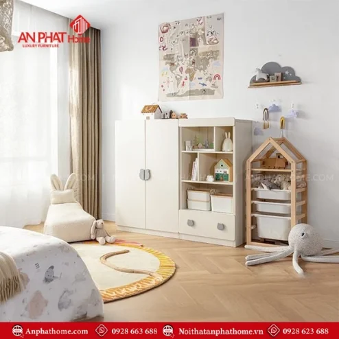 Tủ quần áo trẻ em gỗ công nghiệp