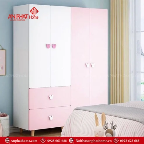 Tủ đựng quần áo trẻ em hiện đại TA-643