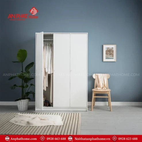 Tủ quần áo 3 cánh gỗ MDF TA-648