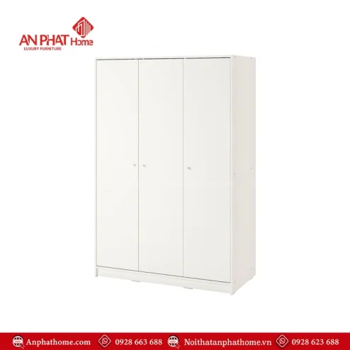 Tu quan ao 3 canh go MDF TA 648 4