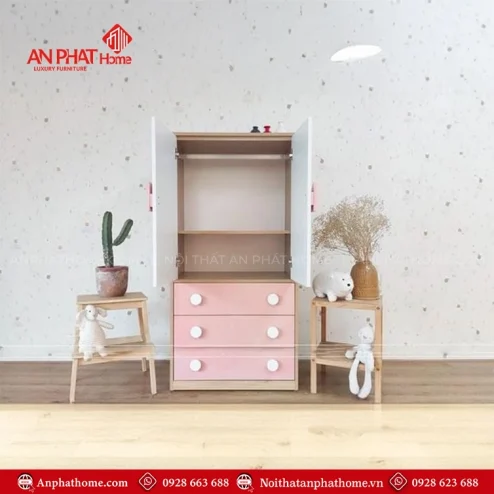 Tủ quần áo trẻ em gỗ công nghiệp