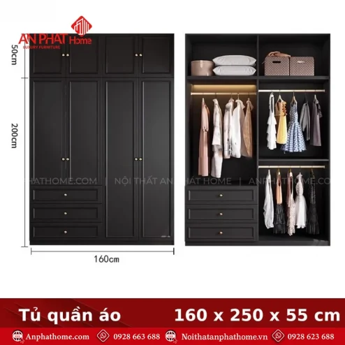 Tủ quần áo thông minh cho phòng nhỏ