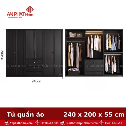 Tu quan ao cao cap hien dai TA 670 18