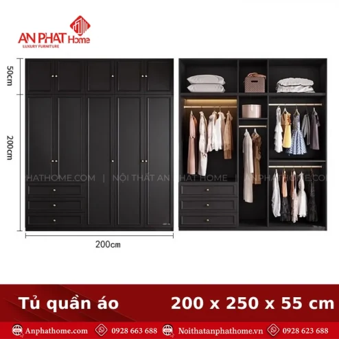 Tu quan ao cao cap hien dai TA 670 21