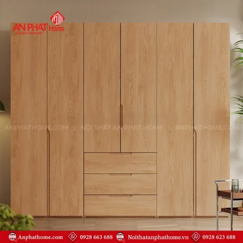 Mẫu tủ quần áo trong phòng ngủ hiện đại