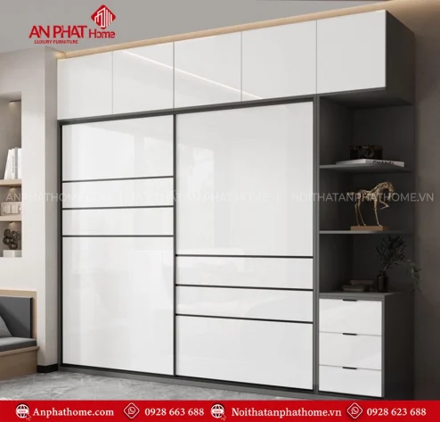 Tủ đựng quần áo gỗ công nghiệp đẹp