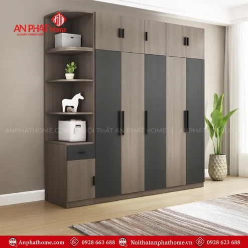 Tủ quần áo gỗ đẹp TA-608