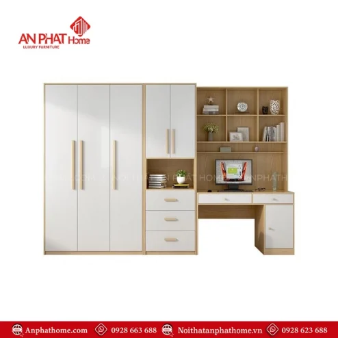 Tủ quần áo gỗ công nghiệp MDF