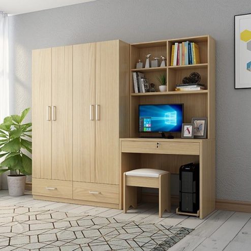 Tủ quần áo kết hợp bàn làm việc TA-651