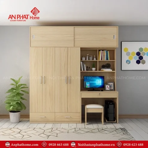 Tủ quần áo gỗ công nghiệp MDF