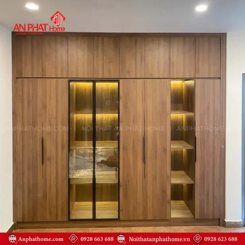 Tủ quần áo kịch trần đẹp TA-668