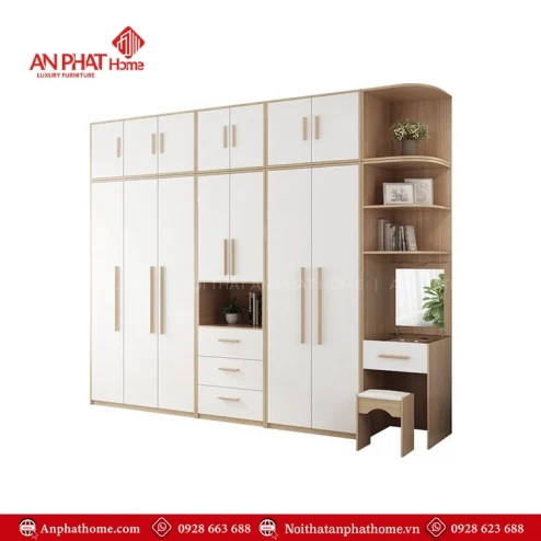 Mẫu tủ đựng quần áo cao cấp