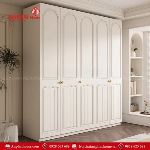 Mẫu tủ quần áo trong phòng ngủ hiện đại