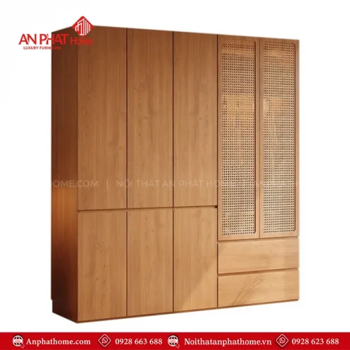 Mẫu tủ quần áo gỗ đẹp hiện đại