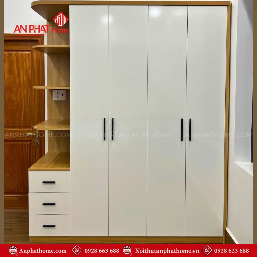 Tủ quần áo người lớn gỗ MDF đẹp hiện đại Tủ quần áo người lớn gỗ MDF đẹp hiện đại