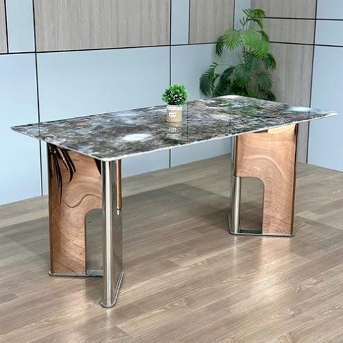 Bàn Ăn Khung Inox Cao Cấp Nhập Khẩu Hiện Đại BA-2132