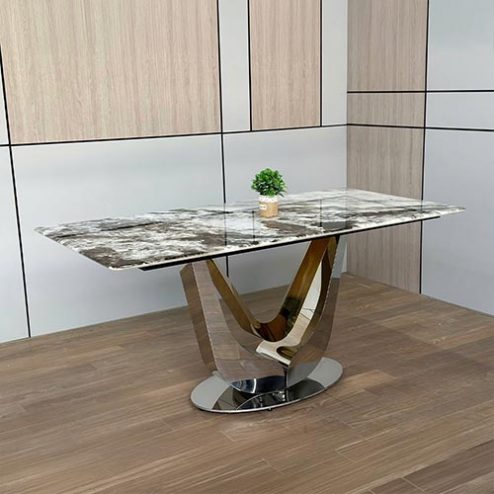 Bàn Ăn Mặt Đá Cao Cấp Nhập Khẩu Cao Cấp BA-2137