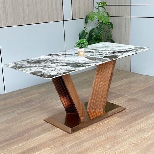 Bàn Ăn Nhập Khẩu Cao Cấp Mặt Đá BA-2133