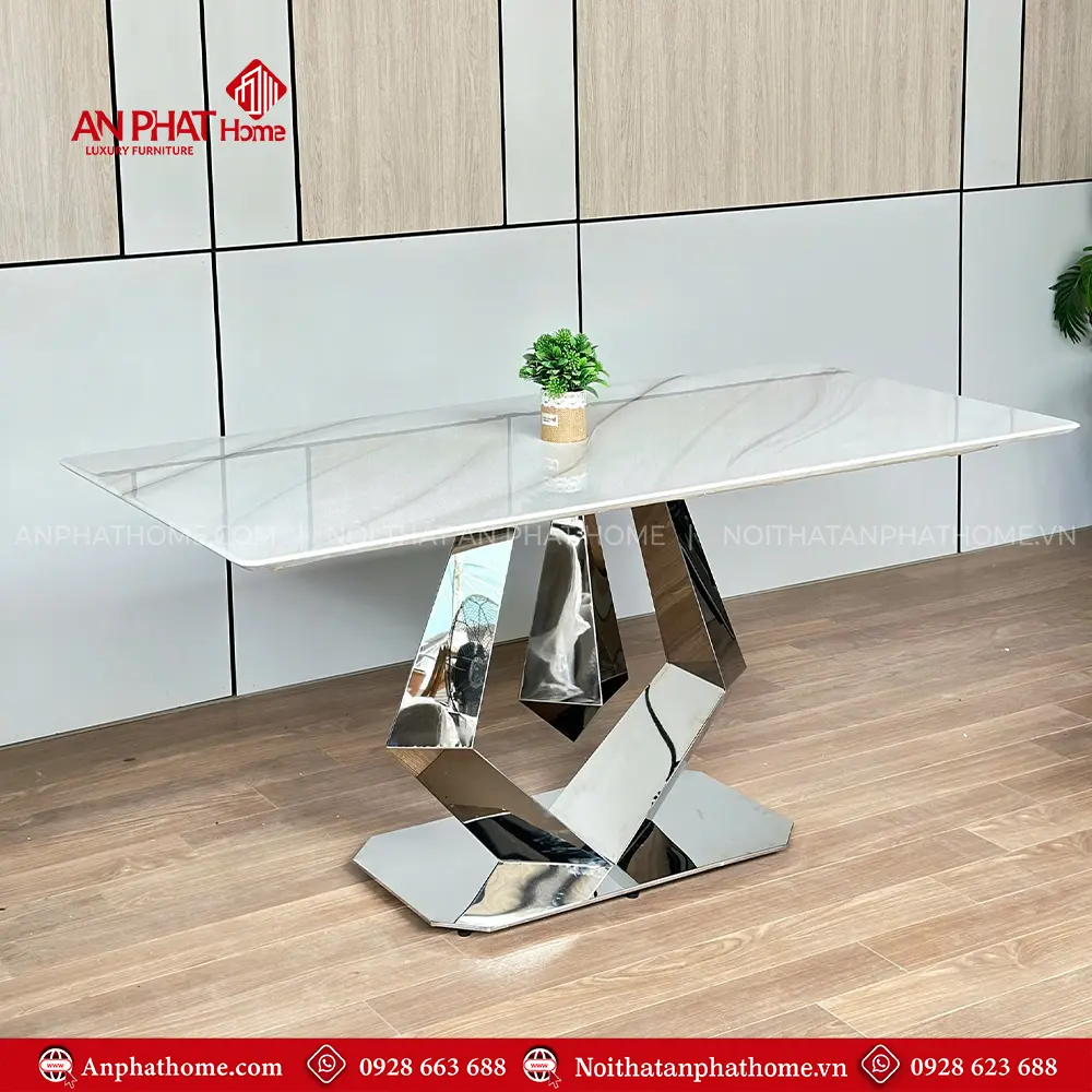 Bàn Ăn Nhập Khẩu Cao Cấp Mặt Đá Tinh Thể BA-2119 7 Bàn Ăn Nhập Khẩu Cao Cấp Mặt Đá Tinh Thể BA-2119