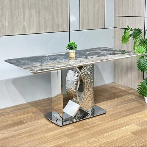 Bàn Ăn Nhập Khẩu Cao Cấp Mặt Đá Vi Tinh Thể BA-2103