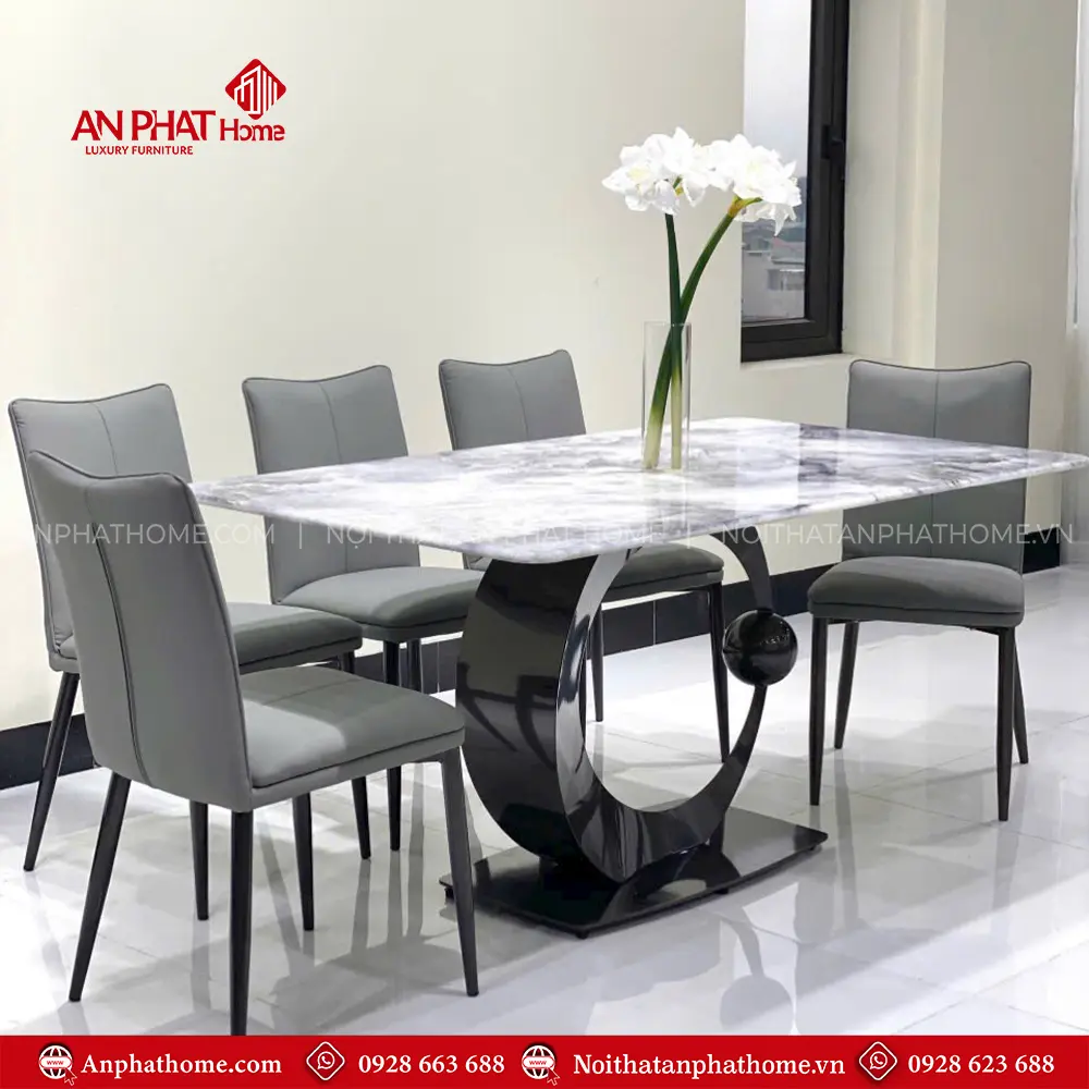 Bộ Bàn Ghế Ăn Cao Cấp Nhập Khẩu An Phát BA-1954 13 Bộ Bàn Ghế Ăn Cao Cấp Nhập Khẩu An Phát BA-1954