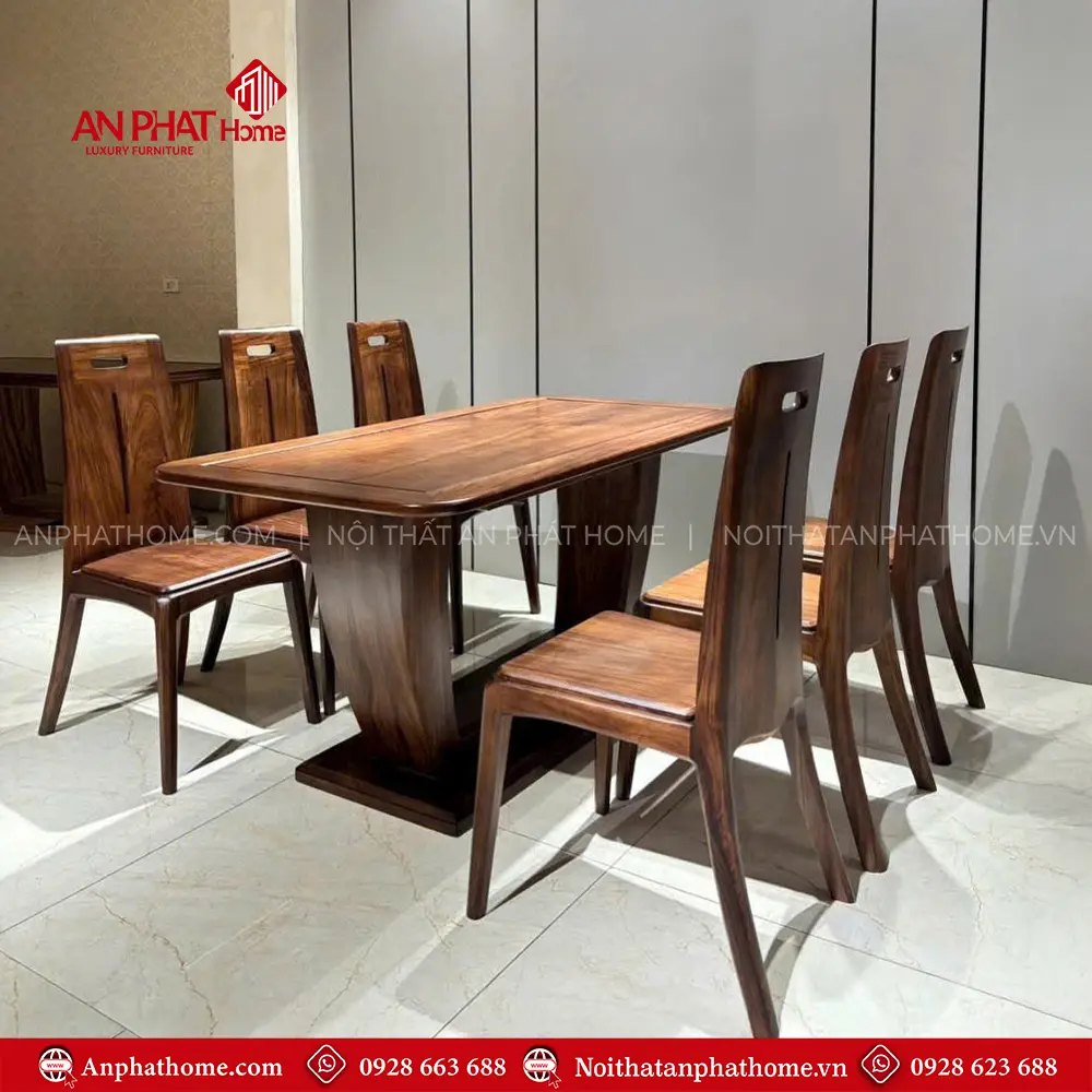 Bộ Bàn Ghế Ăn Gỗ Thiết Kế Hiện Đại Cao Cấp BA-2044 9 Bộ Bàn Ghế Ăn Gỗ Thiết Kế Hiện Đại Cao Cấp BA-2044