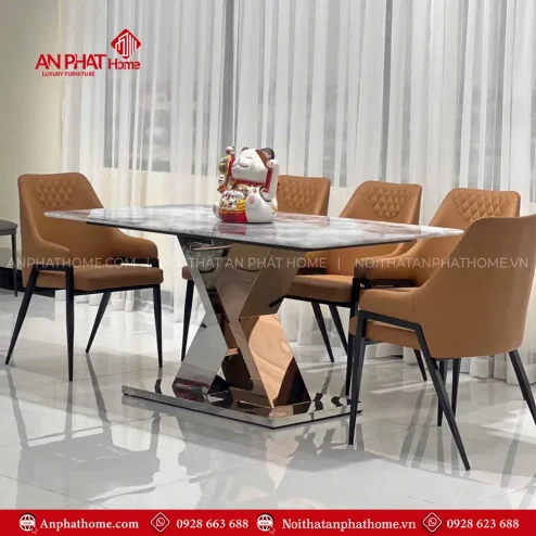 bo ban ghe an mat da khung inox hien dai dep ba 194900004