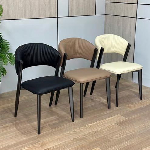 Ghế Ăn Bọc Da Cao Cấp Nhập Khẩu Mẫu Miso Sọc 6277