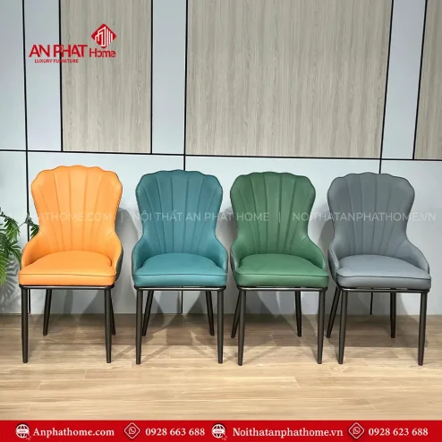 Ghế Ăn Cao Cấp Bọc Da Nhập Khẩu Mẫu Ella 8858