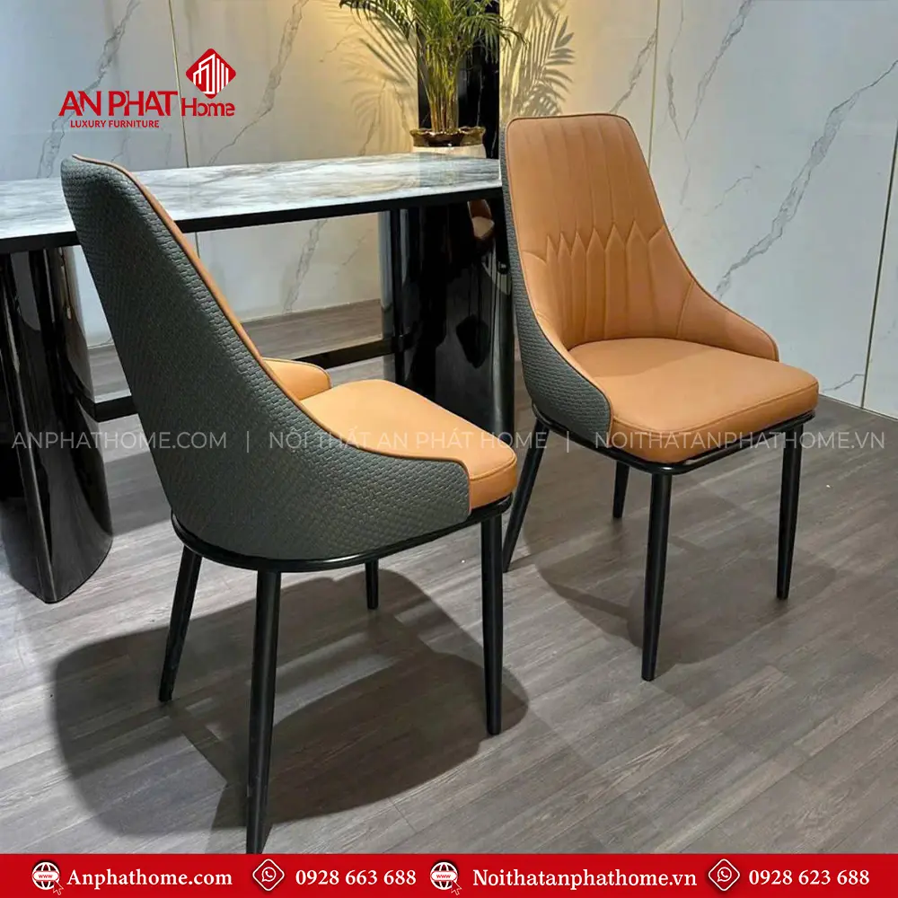 Ghế Cho Bàn Ăn Cao Cấp Nhập Khẩu Bọc Da PU Monet VIP 8853 10 Ghế Cho Bàn Ăn Cao Cấp Nhập Khẩu Bọc Da PU Monet VIP 8853